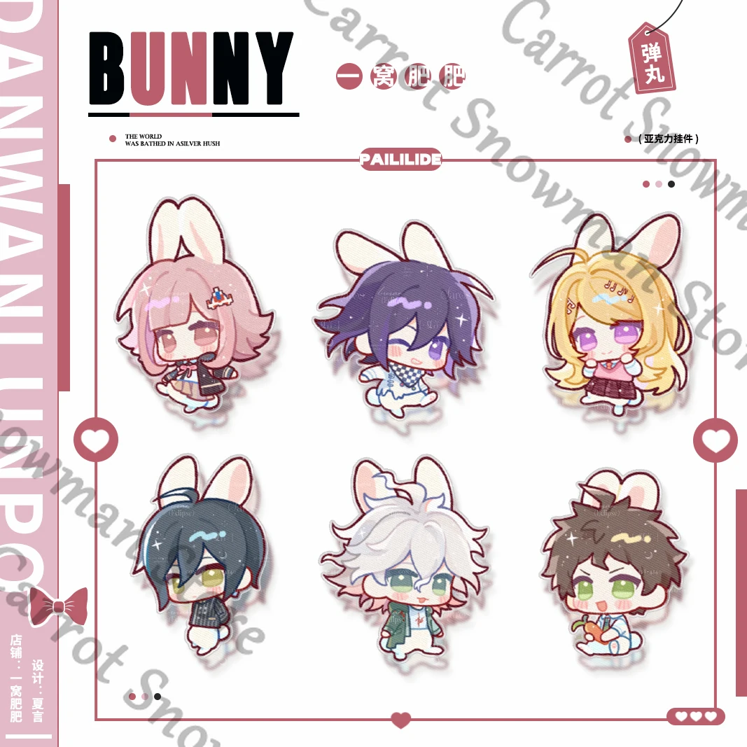 Danganronpa زميل مصنوع من مروحة نانامي شياكي كوكيشي أوما ناجيتو كومايدا كايدي أكاماتسو أمبيتوس شارة قلادة كاميرا فورية