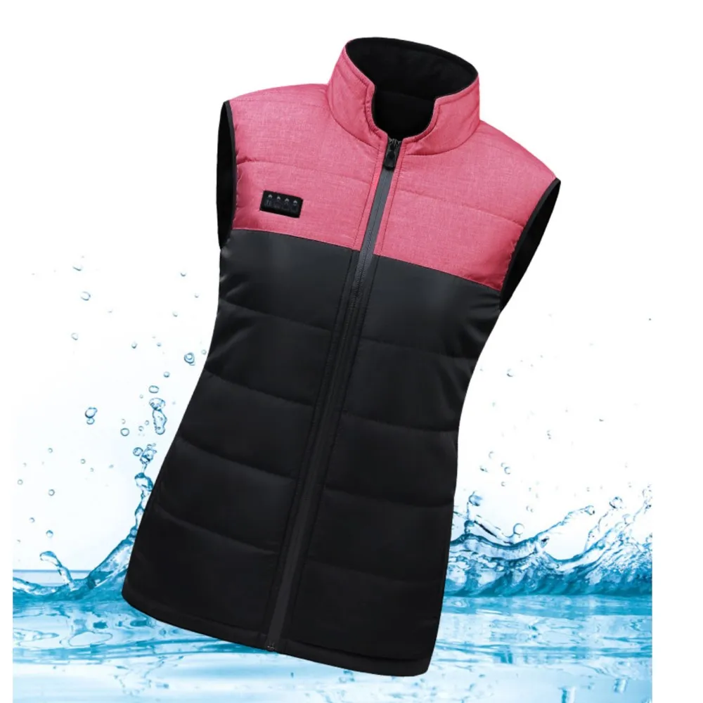 Men Women Heat Vest 21 Zone Washed Heated Jacket Smart Electrical Heated Coats Self Heated Skiing Jackets Keep Warm Accessories