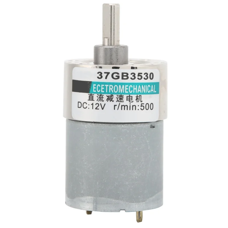 

Мотор-редуктор медный миниатюрный с большим крутящим моментом для микромеханизмов DC12V XD-37GB3530500 об/мин