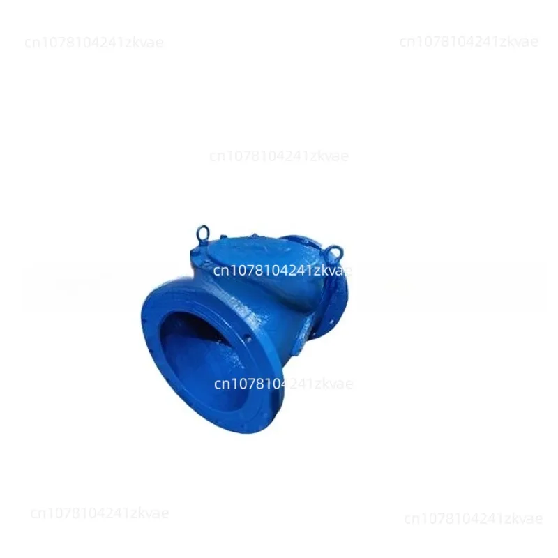 HC44X-16Q/CDN50-DN600 صمام فحص رفرف مطاطي من الحديد الزهر