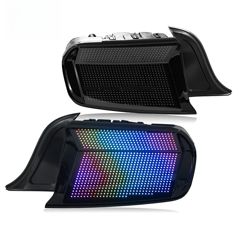 Factory Wholesale RGB Tail Light for 2015-2023 for Ford Mustang With Multiple Animation Modes Brake Lights, Turn Signals