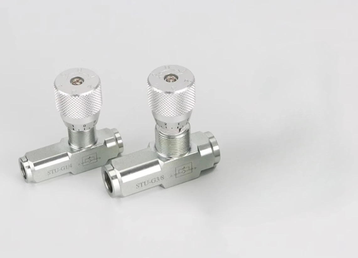 

Односторонний дроссельный клапан Гидравлический клапан STU-G3/8, регулирующий клапан STU-G1/4, регулировка скорости гидравлического цилиндра высокого давления