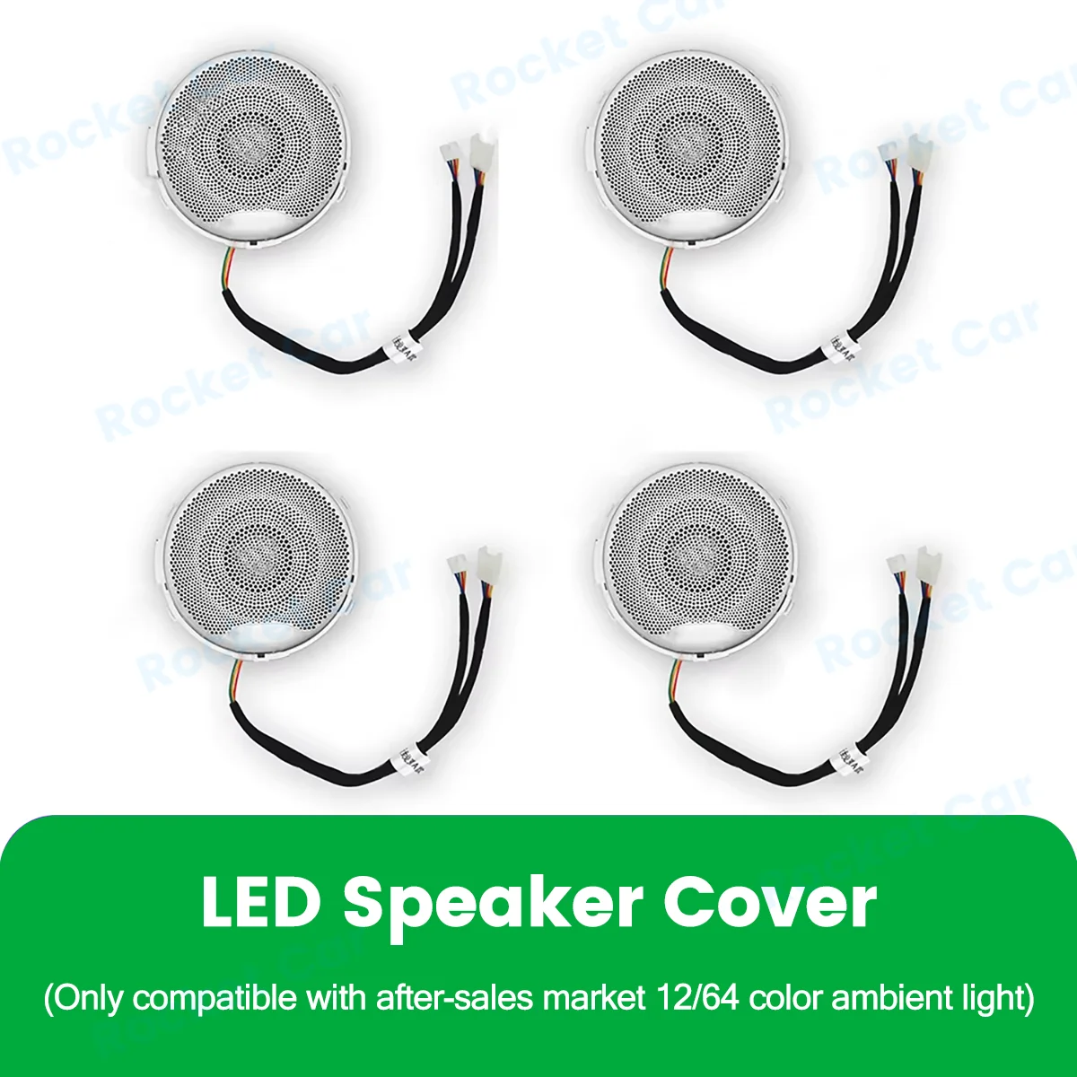 64 Kleuren Led Turbine Ventilatieopeningen Omgevingslicht Voor Mercedes Benz W 205X253 Glc Coupe C43 C 63S Auto Luidsprekerafdekking Decoratief Lampdeel