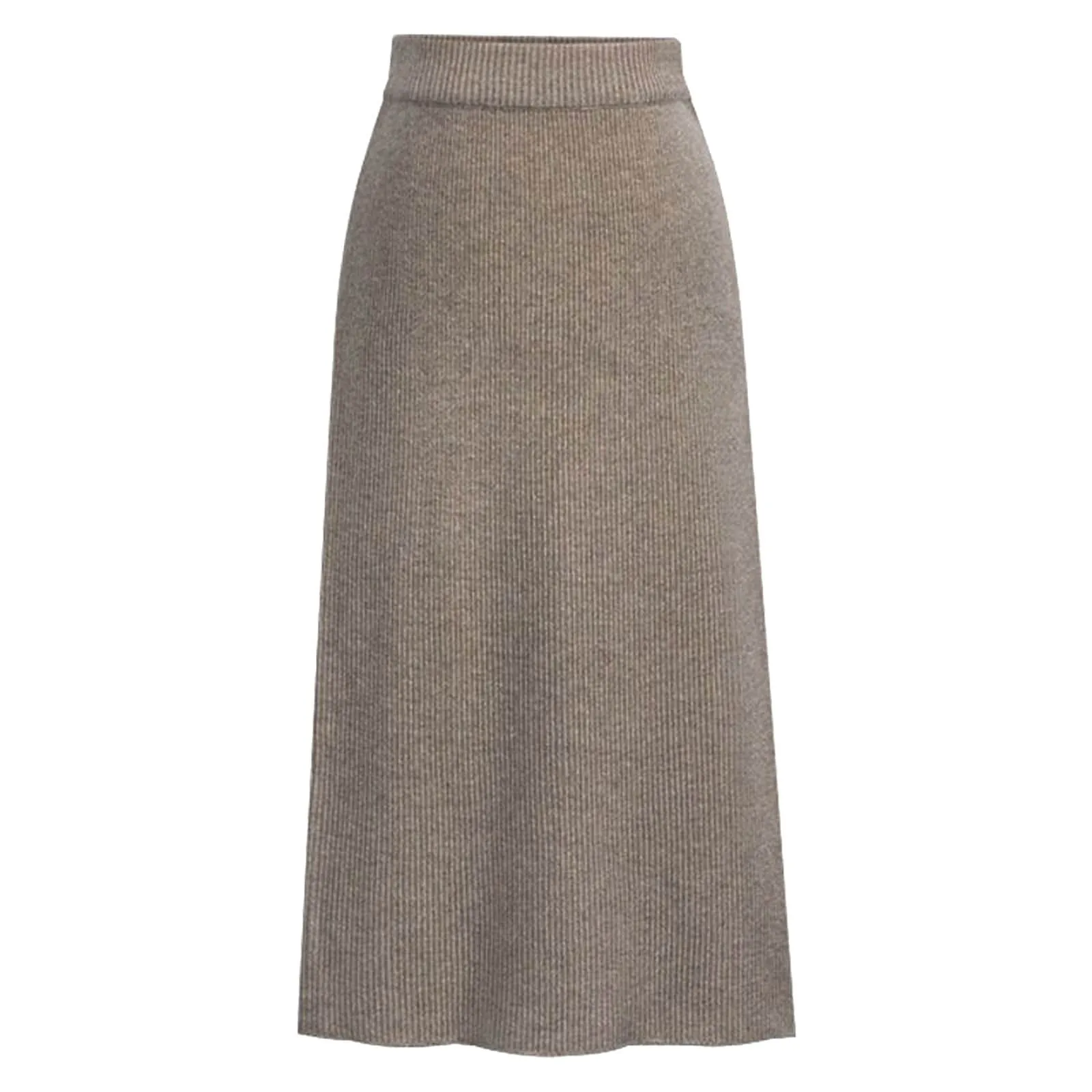 Winter Women's Wool Knitted Skirt Medium Length Thickened Skirt High Waist Outdoor Warm Skirt Comfortable Elegant Women Skirt