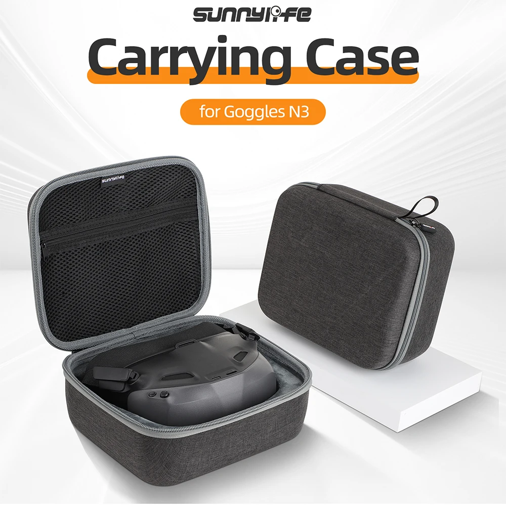 

Жесткая сумка для хранения очков DJI N3, амортизирующий чехол для переноски, коробка для DJI Avata 2/Neo/Neo 2, аксессуары для дронов