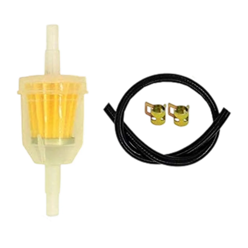 Fuel Pump Kit for 17 For HP to 25 For HP Lawn Tractor Compatible Parts Includes Pump Fuel Line Filter and Clamps Easy Install