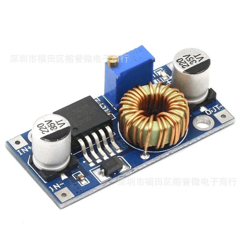 5ACurrent DC-DC XL4005 Adjustable Step-down Module 5~32V High Power 96%High Efficiency