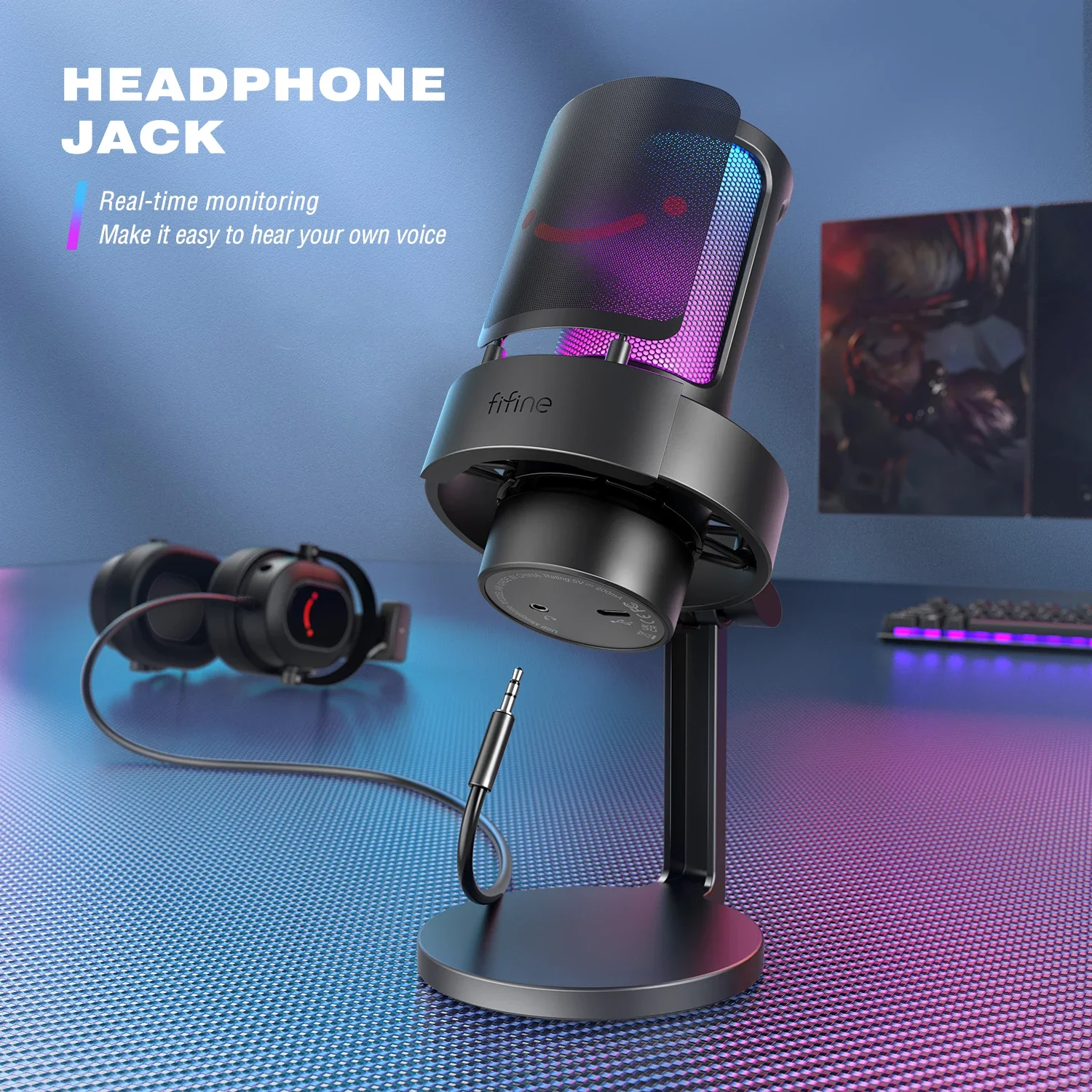 Mikrofon gamingowy FIFINE z ko – Streaming Mic Condenser recenzja i cena