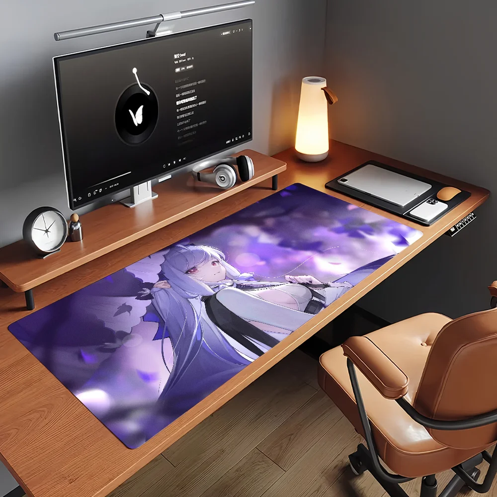 Game ZZZ Vivian Mouse Pad Non-slip Rubber Gamer Balance Computer Mat Decoracion Deskmat Laptop Office Large