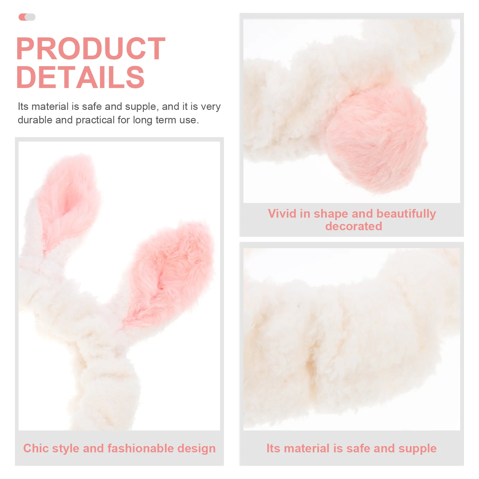 

Bunny Hairband Lovely Makeup Head Band Face Washing Hairband for Women Hair Accessory Practical Durable Stylish