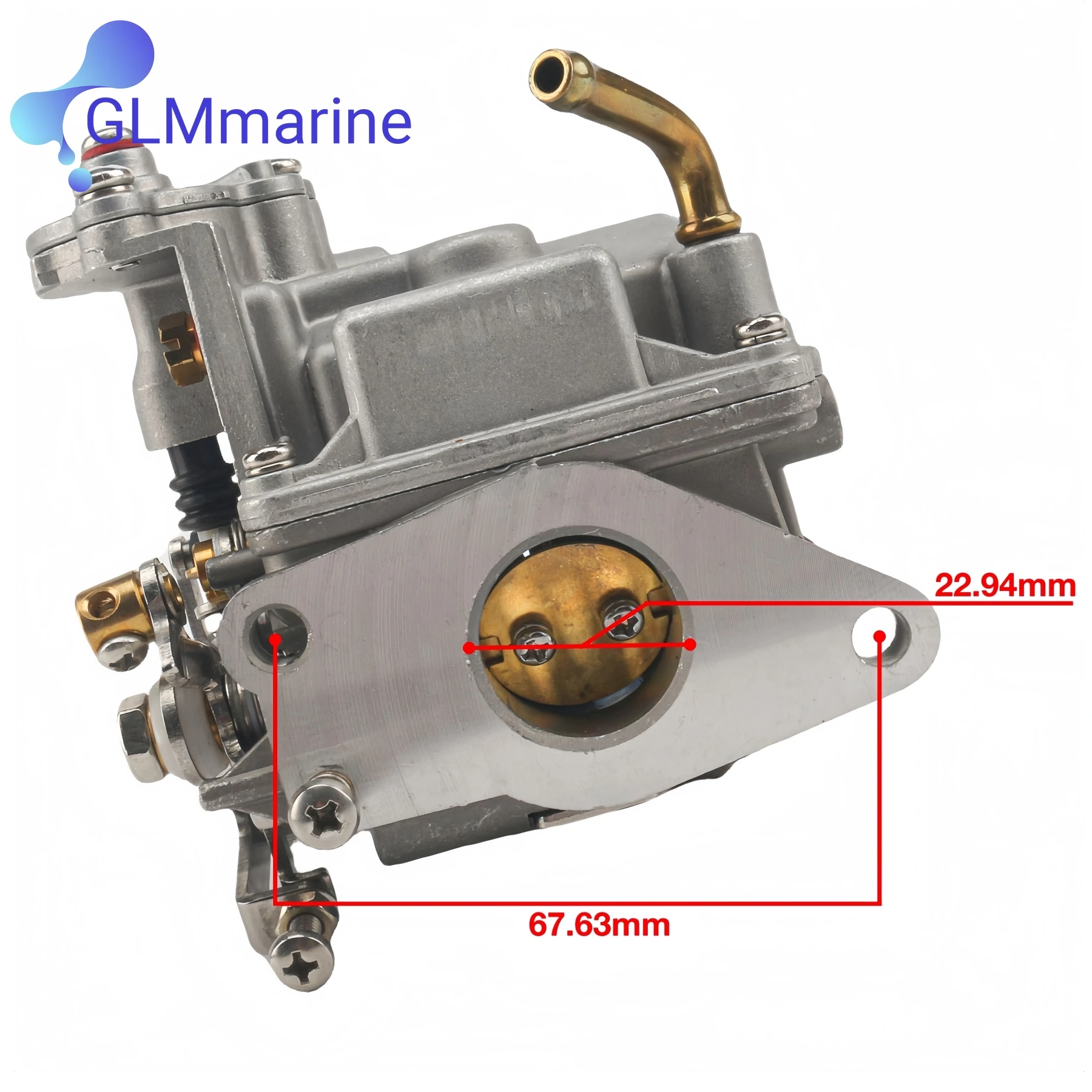 For Tohatsu 4 Stroke 3DP-03100-2 Carburetor Assy with Gasket 3V1-02011-0 MFS NSF 8 9.8 HP Outboard Engines 3V1-03100 3V1-02011 image 3