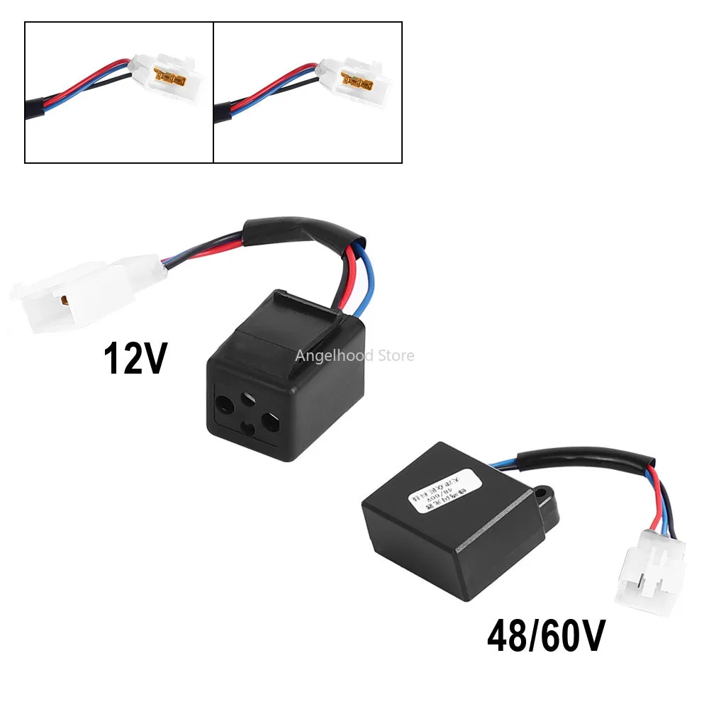 

Мигалка с положительным управлением, 48/60 В, светодиодный указатель поворота для мигающего реле, мигалка указателя поворота, трехпроводной электрический велосипед, детали