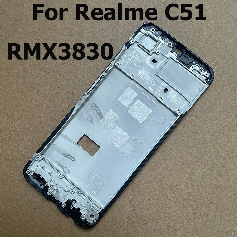 Front Frame For Realme C51 C53 C55 Screen Supporting Bezel Chassis Middle Housing Front Faceplate