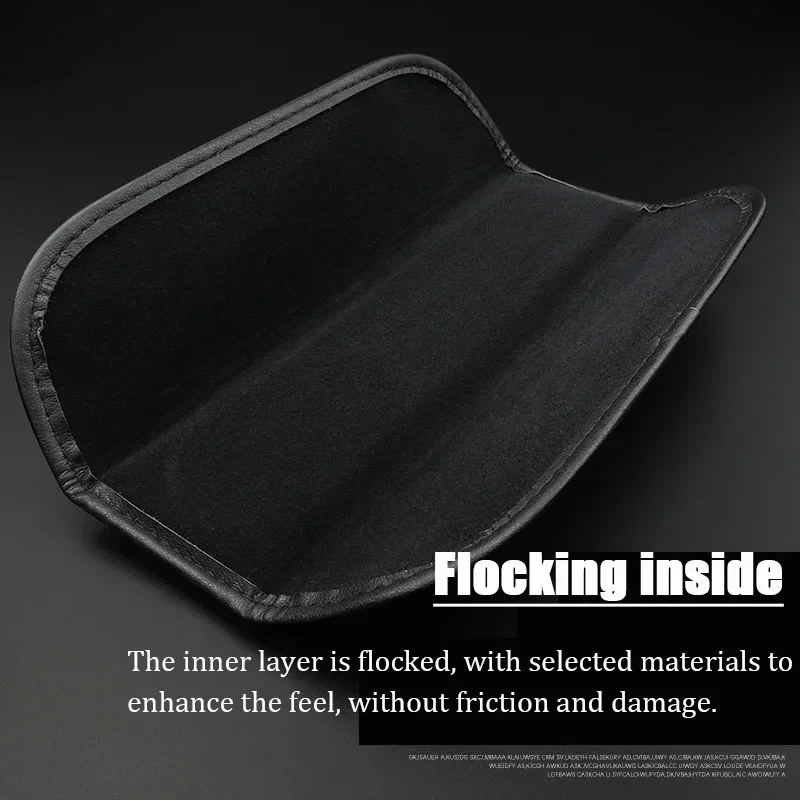 2Pcs Car Seat Belt Leather Safety Belt Shoulder Cover For Volkswagen VW Rline R Line Badge Golf POLO Car Accessories