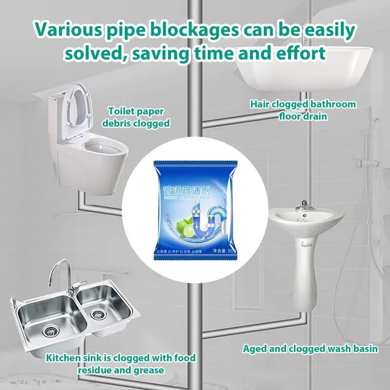 منظفات استنزاف قوية وكيل تجريف الأنابيب المطبخ أنابيب المياه المجاري المرحاض يغلق أداة تنظيف مزيل العرق المواد الكيميائية نعرات بالوعة #3
