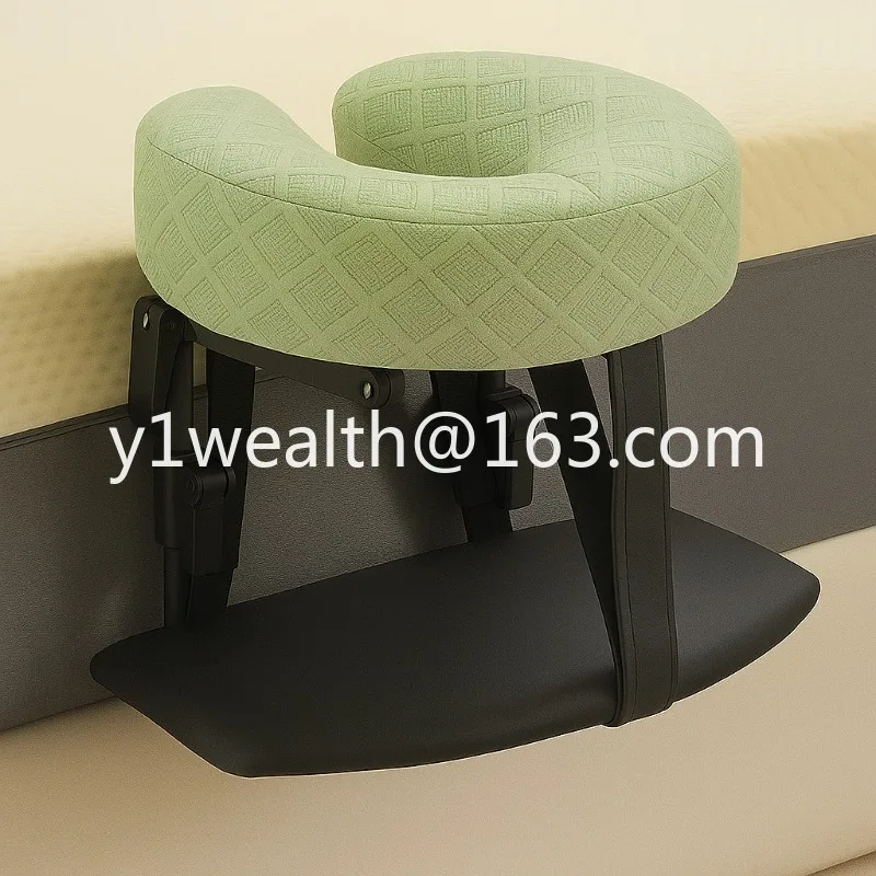 Suspension massage headrest support frame lying hole household mattress folding portable beauty bed eye postoperative recovery