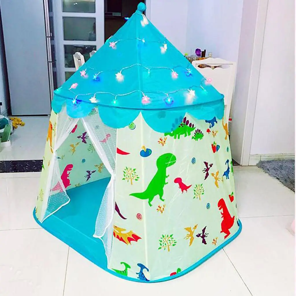 Play Tent for Children Large Pop Up Kids Castle Playhouse Toy Polyester Cloth Easy Assembly for Indoor Outdoor Activities