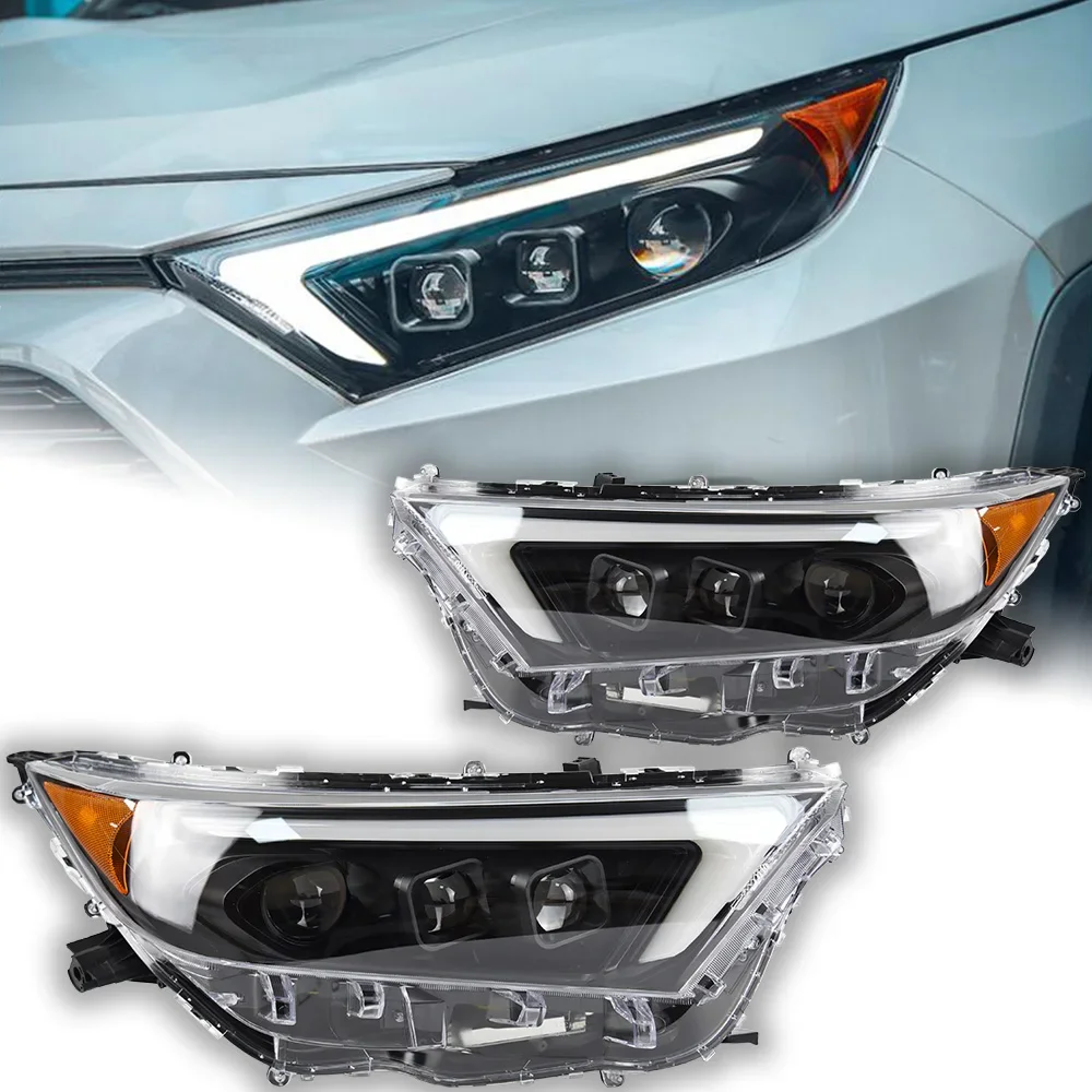 

Car Lights for RAV4 Headlight Projector Lens 2018-2021 Dynamic Signal Head Lamp LED Headlights Drl Automotive Accessories