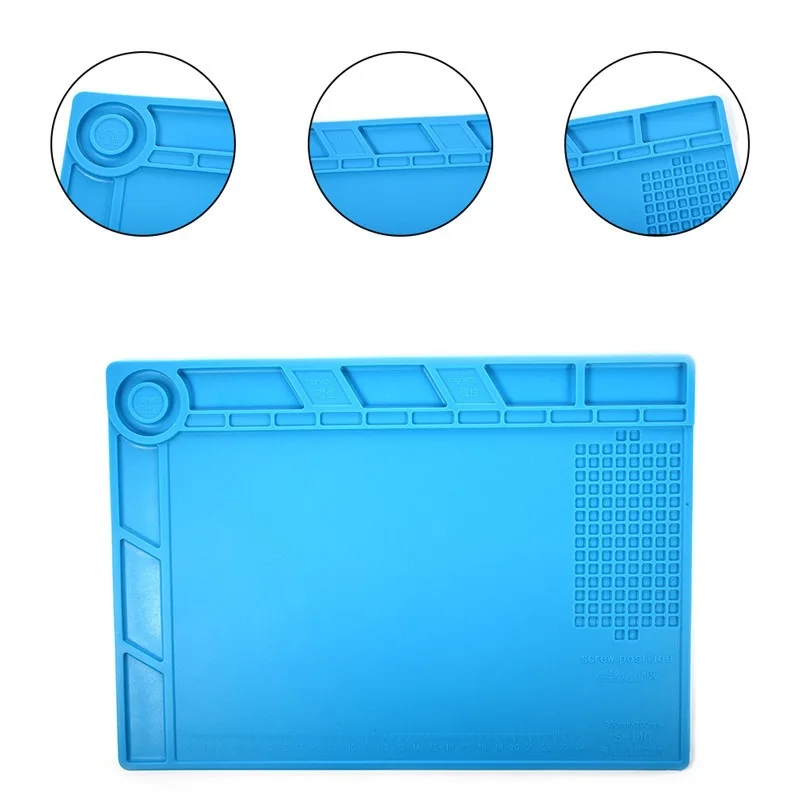 Imagem -04 - Swayboo-estação de Solda Magnética Bga Resistente ao Calor Plataforma de Silicone com Almofadas de Isolamento para Reparo e Manutenção