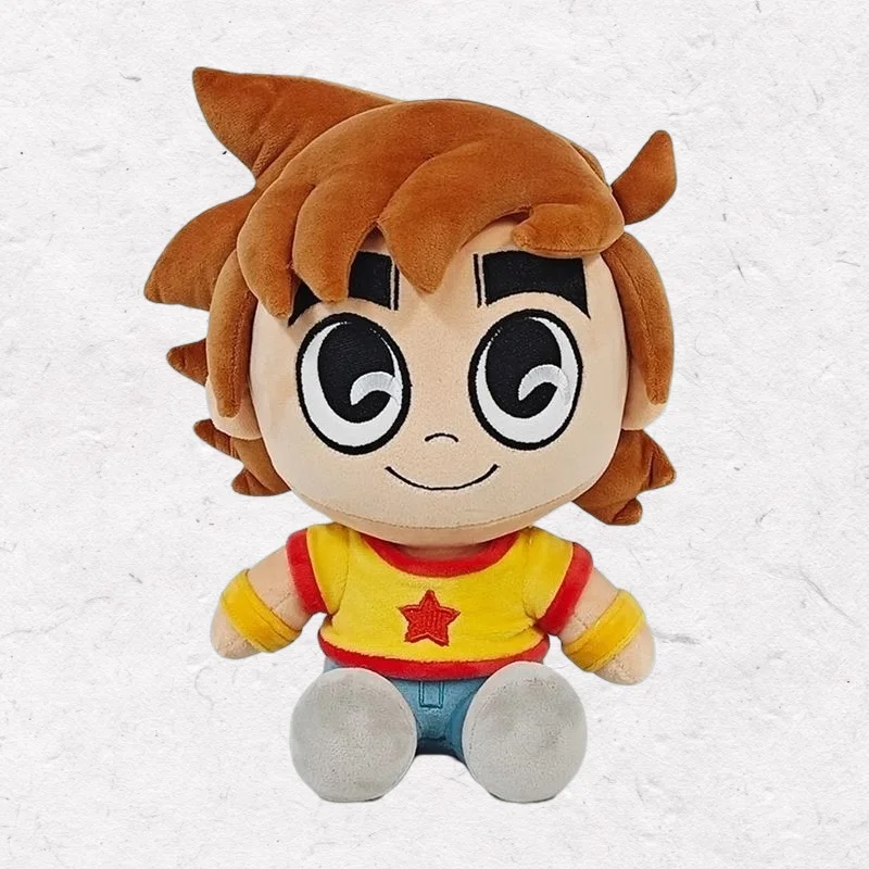 20CM NEW Anime Scott Pilgrim Plush Soft Stuffed Cartoon Game Plushie Doll Anime Cartoon Peripherals Pillow Doll Toy Gift For Kid