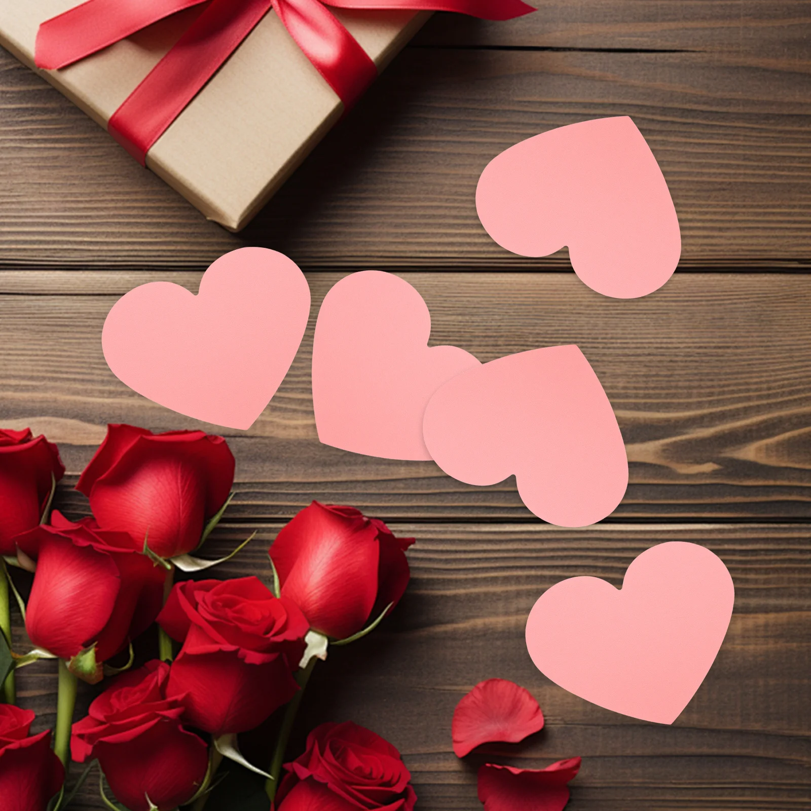 

Heart Shape DIY Cards Heart Cutouts Greeting Cards for Wedding Anniversary Message Blessings H made Design