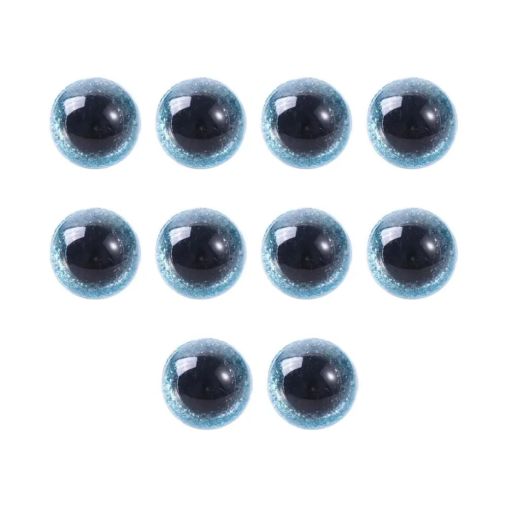 Occhi di sicurezza in plastica Bulbi oculari per bambola trapezoidale 14/16/18/20/22mm Occhi per bambole Occhi per bambole 3D Occhi per giocattoli Occhi Occhi glitter 3D