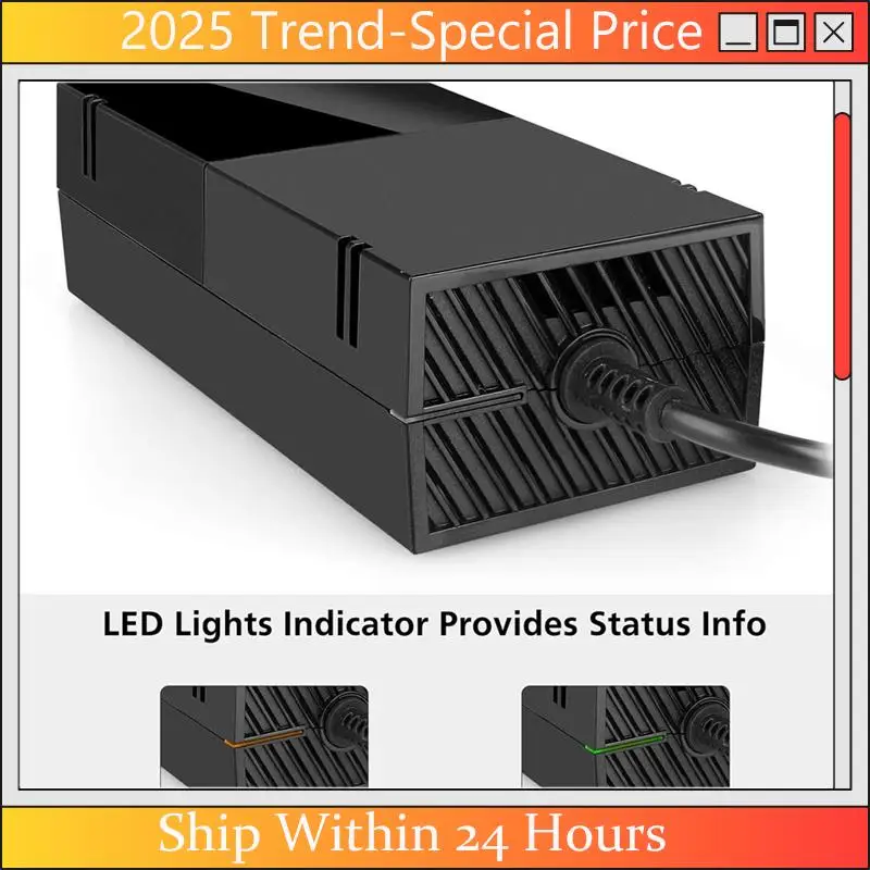 

Power Supply Power Supply ABS For One, Replacement Charger Brick For One EU Plug