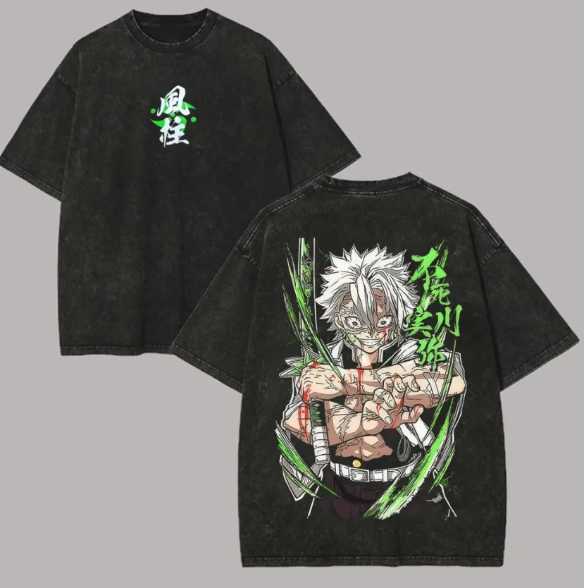 

Ghost Slayer Blade для мужчин и женщин, летняя модная повседневная одежда, хлопковая футболка с принтом в стиле ретро, уличный стиль, аниме