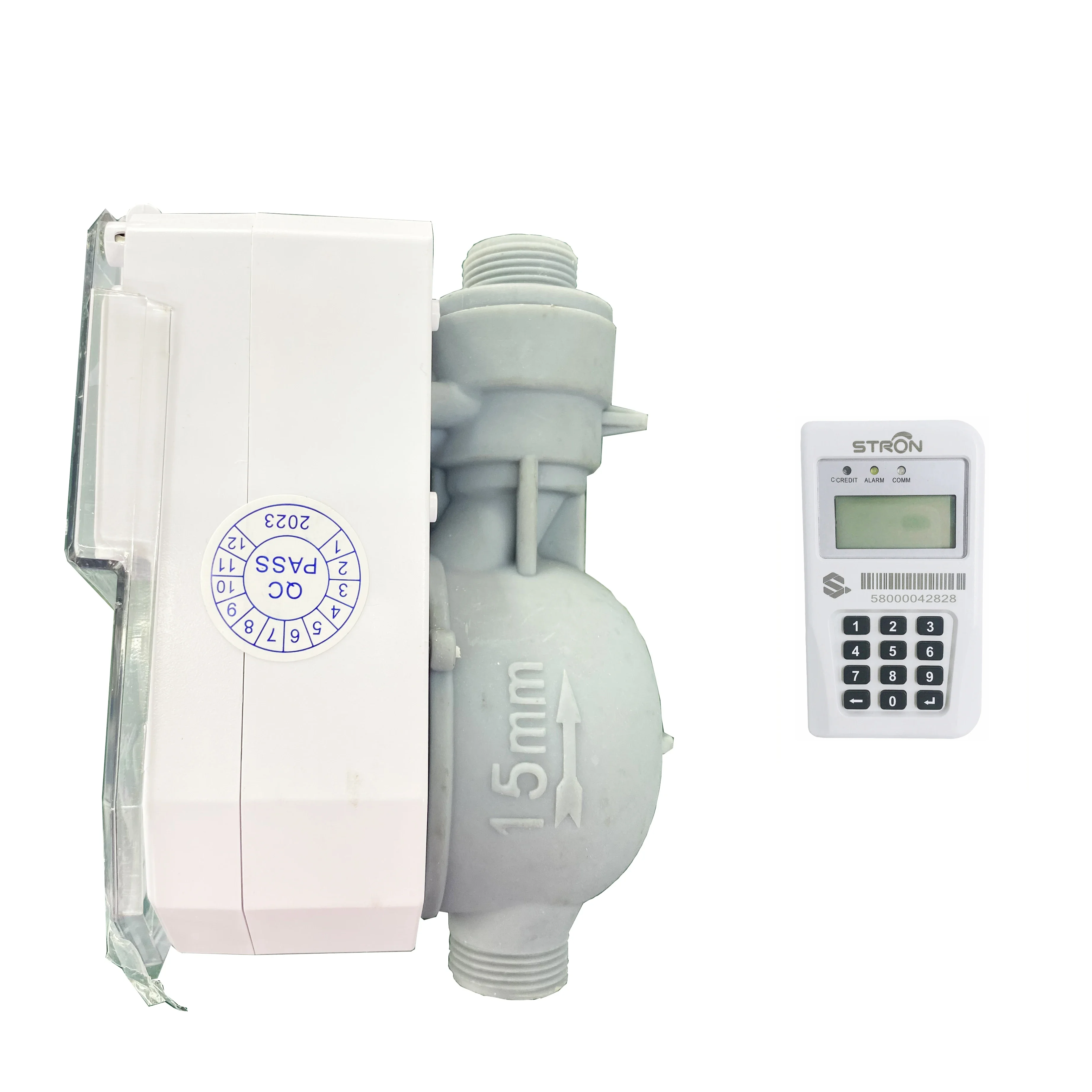 

2025 hot sale Plastic Body Dry Dial Split Keypad Prepaid Water Meter with CIU