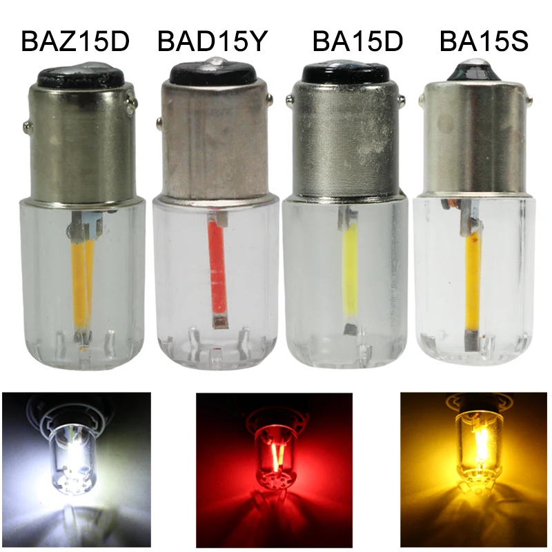 

Car Interior Led Light P21W BA15S 1156 P21/5w BA15D BAY15D BAZ15D 12v 24v Truck Auto Accessories Taillights Stop Bulb 2W Lamp