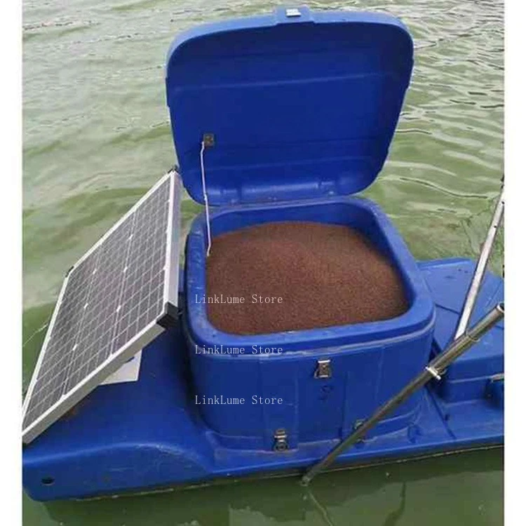 Popular use of shrimp farming large-capacity fish feeder 220vAC mouse-proof  automatic  feeder