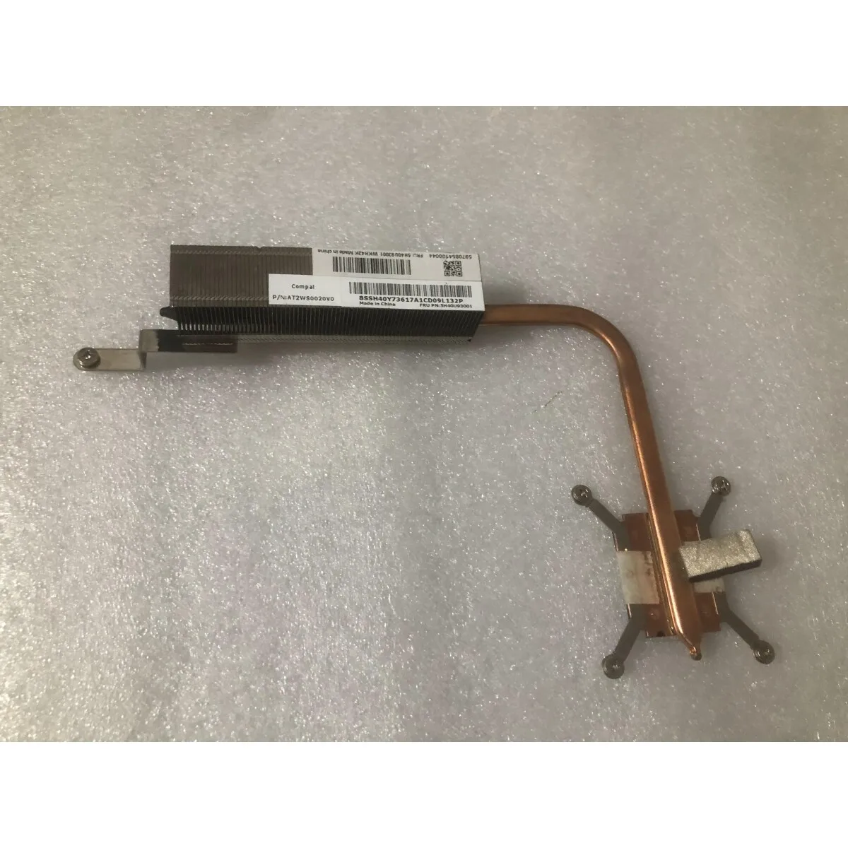 

Новый радиатор охлаждения процессора Lenovo ideacentre AIO 3-22ADA05, медная трубка