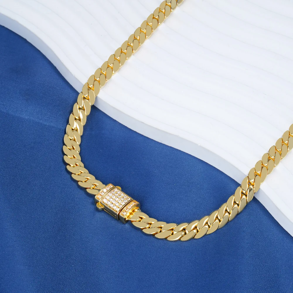 Men women light luxury clavicle chain of AU999 24K pure gold, smooth polished chain body, multiple chain styles optional
