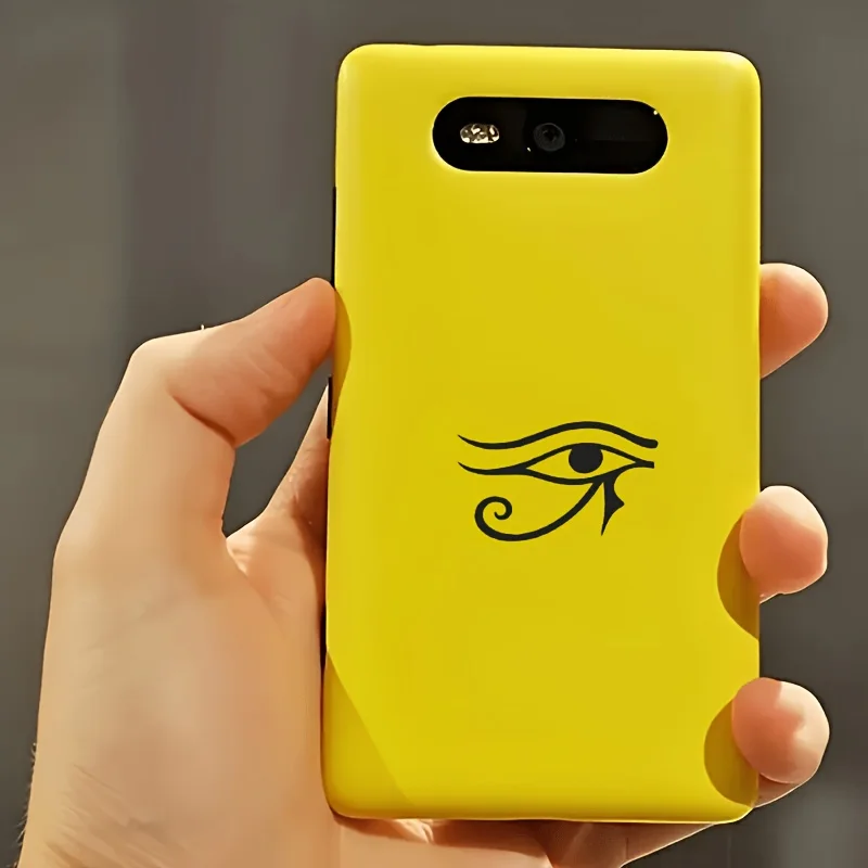 6Pcs Egyptian Eye of Horus Waterproof Stickers No Residue Decals For Car Rearview Mirror Water Bottle Laptop