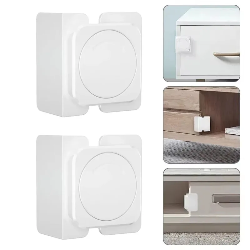 1-6Pcs Multifunctional Cabinet Buckle Toddler Kids Protect Child Safety Home Refrigerator Lock Baby Anti Open Fridge Door Lock
