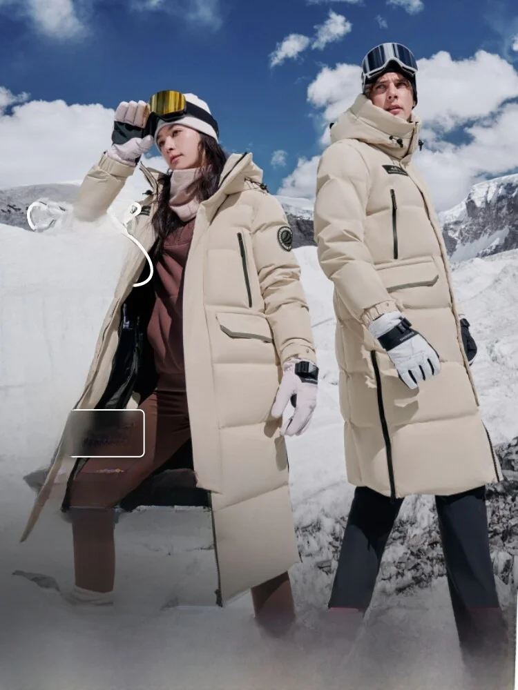 

Зимняя новинка Bosideng: Ультратеплая удлиненная женская куртка из гусиного пуха для активного отдыха, утолщенная, теплая, ветрозащитная, для работы на улице, парная модель