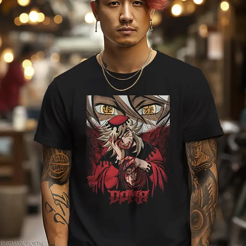 Doma Demon Slayer Shirt, Kimetsu No Yaiba, Kibutsuji Muzan, Inosuke Shirt