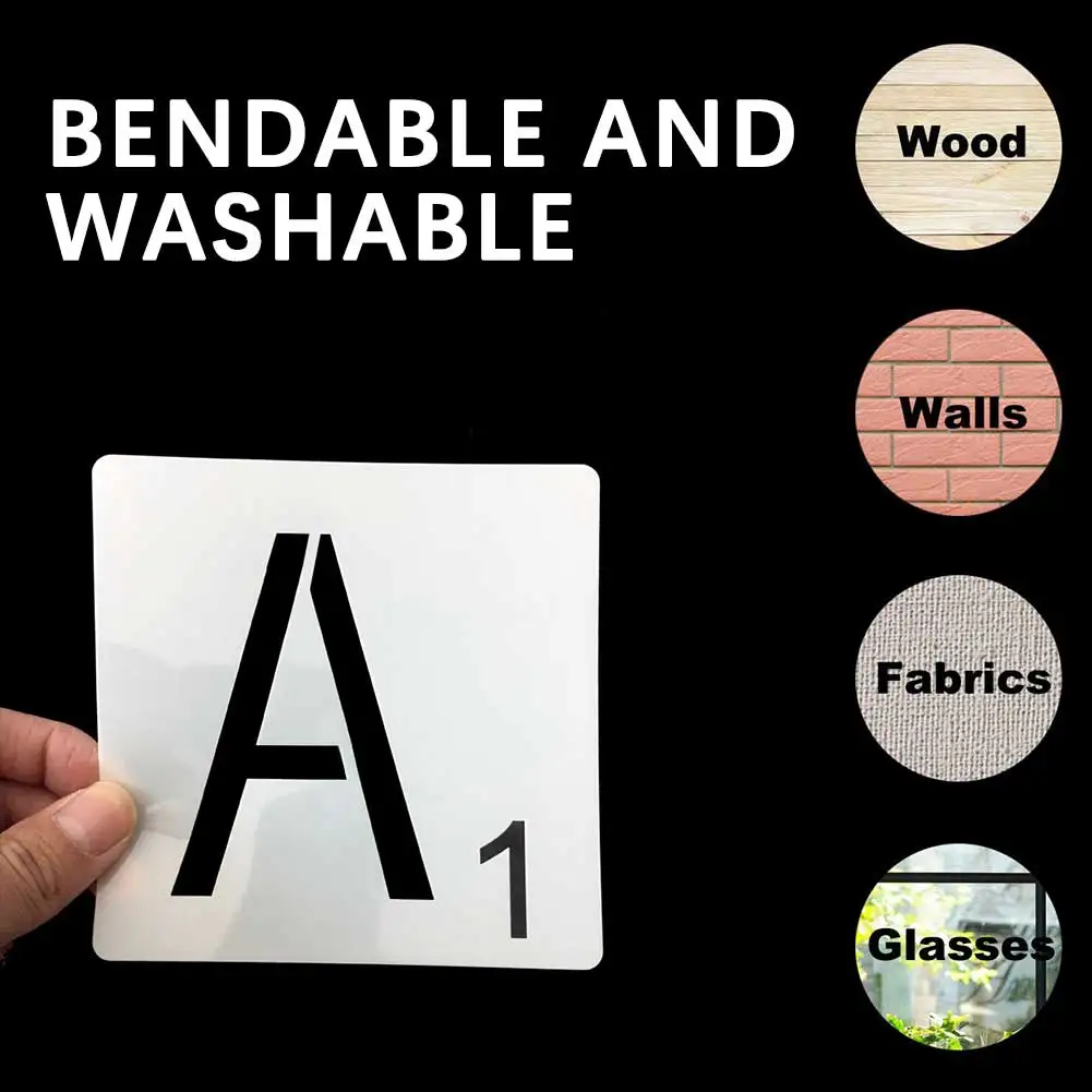 Englische Alphabete/Buchstabenschablonen zum Malen. Erstellen Sie individuelle Schildervorlagen für DIY-Wände