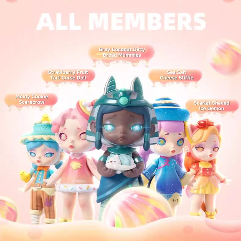 

TOYCITY LAURA «Сладкая монстр-космическая капсула» слепая коробка — случайная милая фигурка девушки, декор стола и украшение для рюкзака