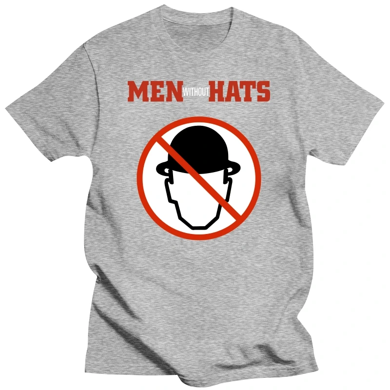 New Wave Men Without Hats Tees Black S-3XL Mens T-shirts