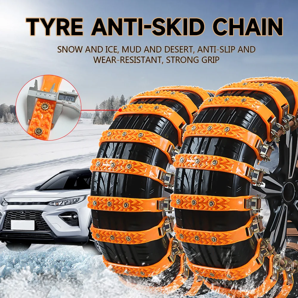 

Anti slip chains for automotive tires For SUV Off-road Outdoor Winter Snow Emergency Strap for Sand Outdoor Sports Vehicles