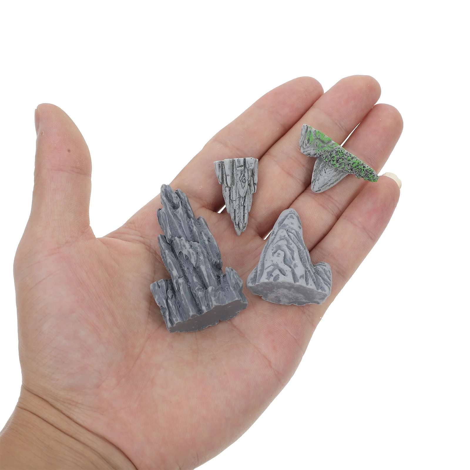 9 قطعة مصغرة النمط الصيني الراتنج المسنين النحت مشغل البيانو المشهد الصغير بونساي حوض السمك ديكور زن إكسسوارات الحديقة