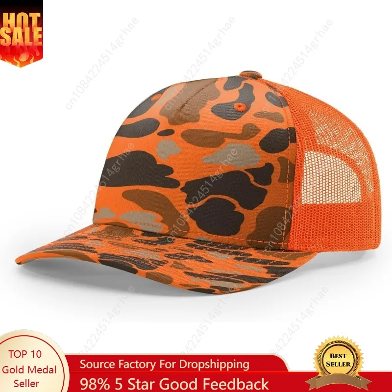 

Richardson 112 Trucker Hat - 5 Panel Premium Adjustable Snapback Hat - Structured Richardson Blank Caps