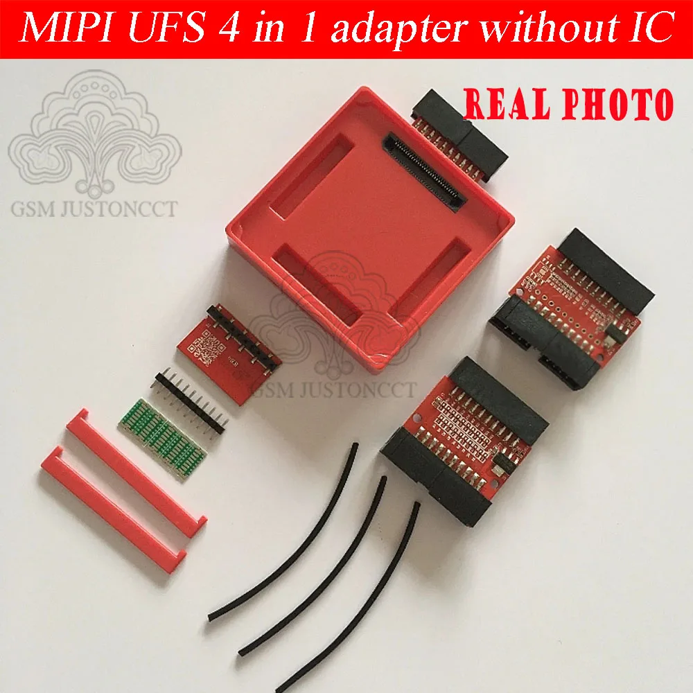 محول MIPI ufs 4 in 1 الأصلي بدون يعمل مع صندوق J-tag plus سهل وصندوق emmc 9 في 1 وufs 153/254/297