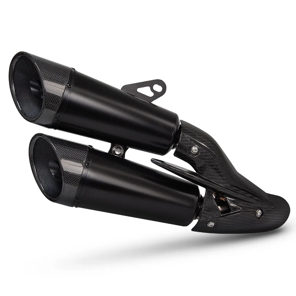 

STLFFor Kawasakis ZX 25RR 4R Zx25r Zx25rr 2020-2025 Zx4rr Zx4r 2023-25 Zar Double Outlet Muffler Pipe Exhaust Racing Kit slip on