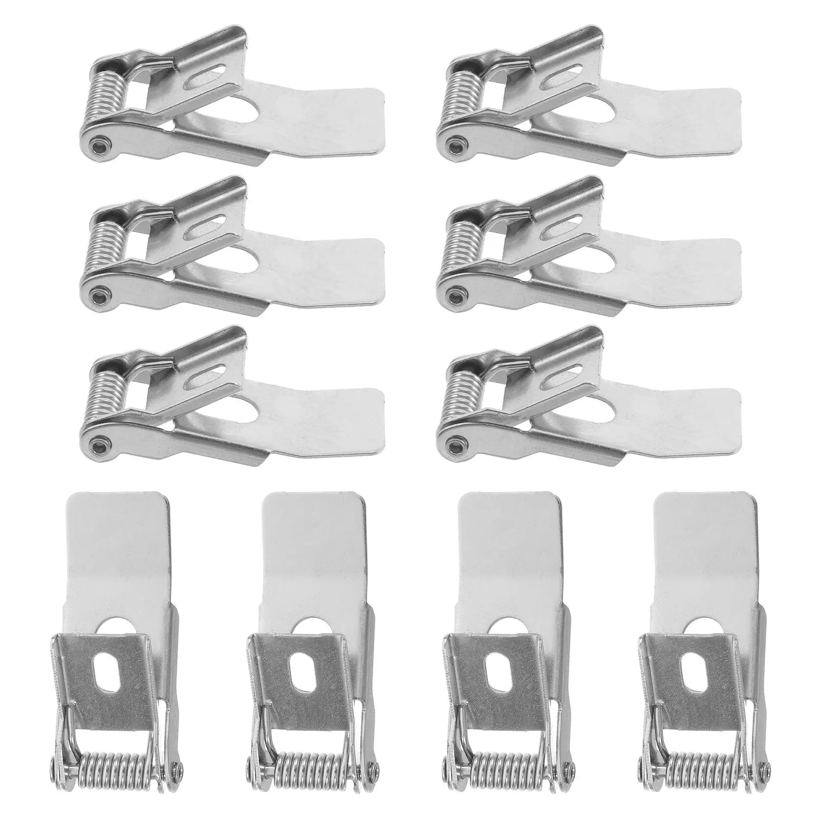 Braçadeiras de mola para downlight, clipes de metal duráveis, substituição de luminária embutida, clipes de mola resistentes para teto com 10 peças