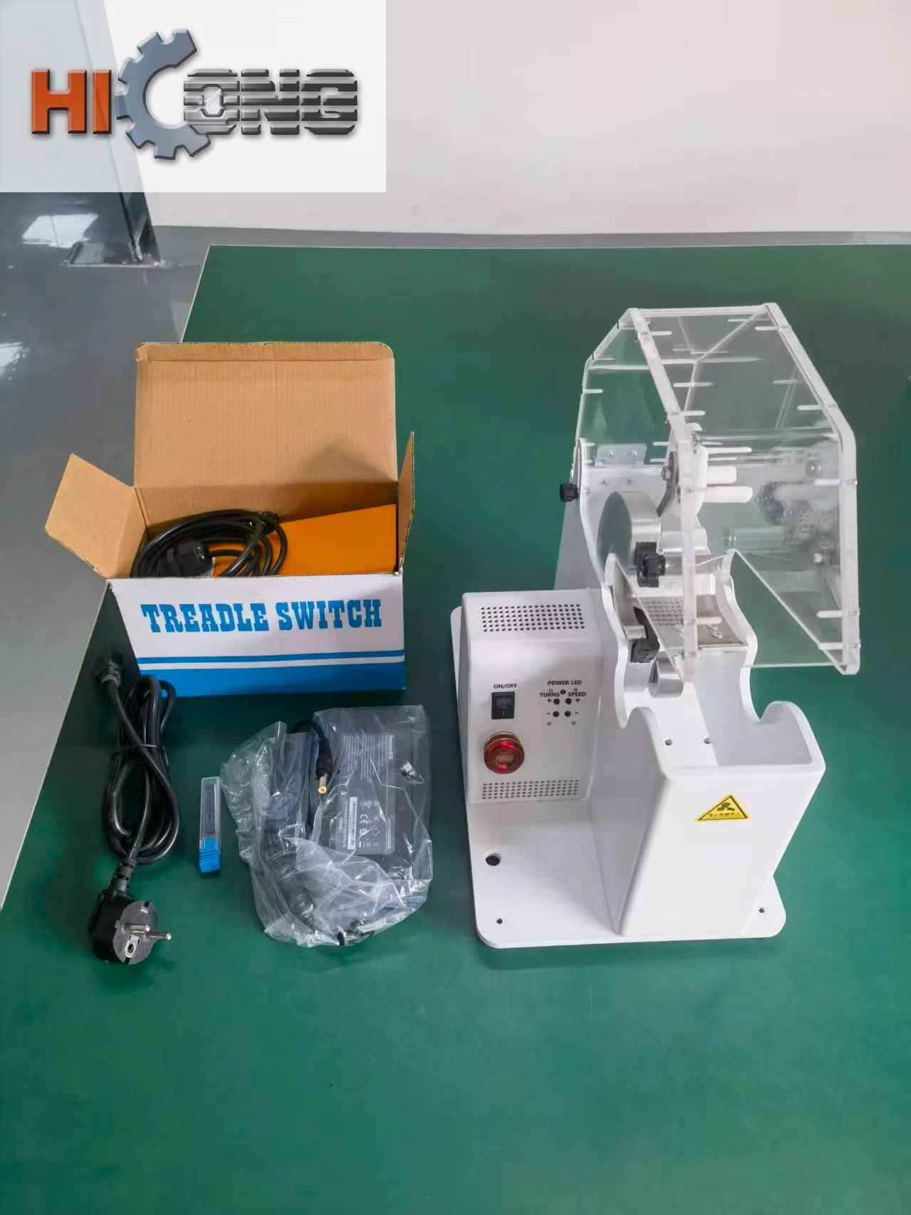 Semi Automatic Wire Bundling  Desktop Tape Wrapping Machine Tape Winding Wire Harness Wrapping