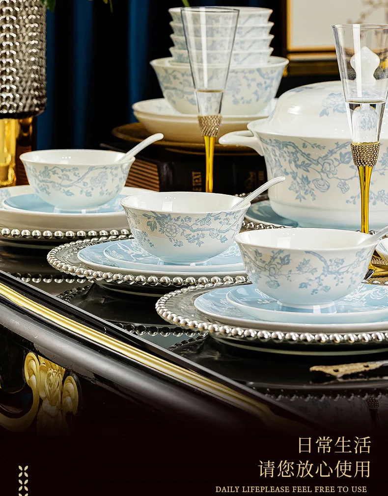 Picture 6: ZMLceramic dinnerware set - complete glazed bowl and utensil set