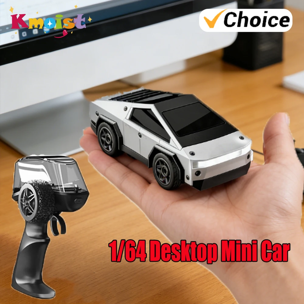 1/64 Desktop R/C Drift Car 2.4G High-Speed Racing Cars  Mini Remote Control Vehicle Electric Toys for Boys Kids Birthday Gifts