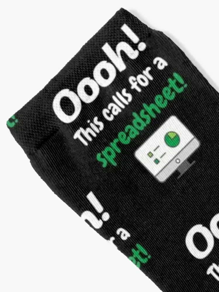 أوه! هذه المكالمات لورقة انتشار! - أوراق الموزعات، جوارب Microsoft Excel وGoogle Sheets غير قابلة للانزلاق للنساء والرجال #2